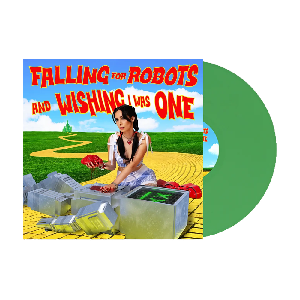 falling for robots and wishing i was one: Limited Green Vinyl LP